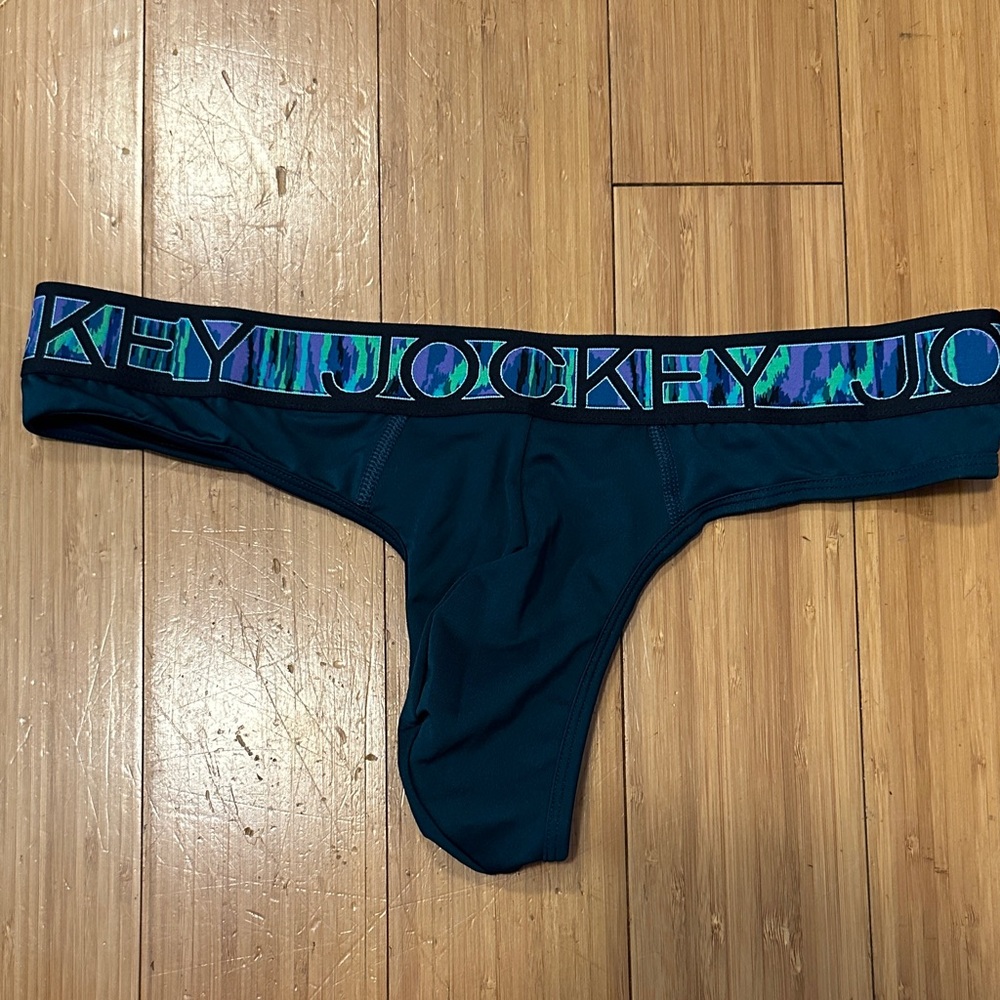 Jockey Dark Teal Thong